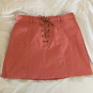 Pink Mini Skirt